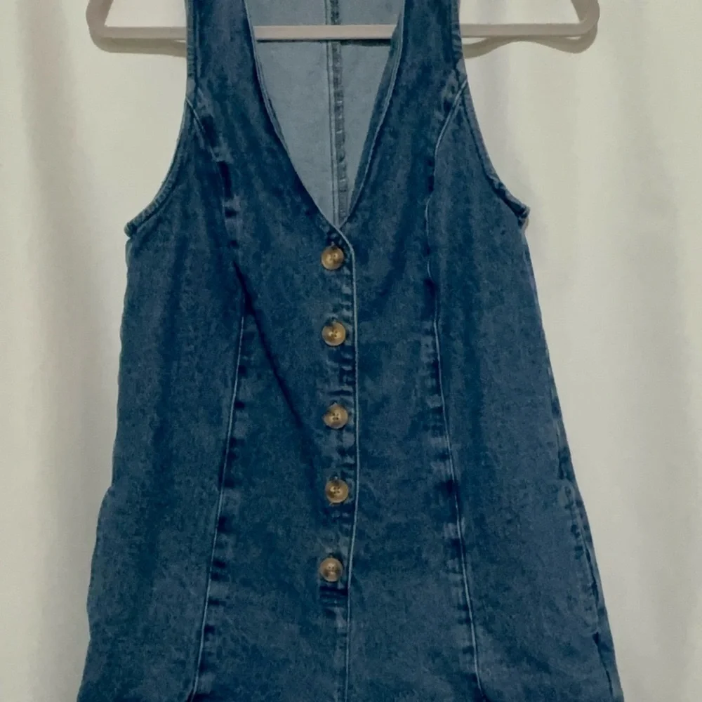 Show Me Your MuMu Blue Denim romper - Picture 4 of 6